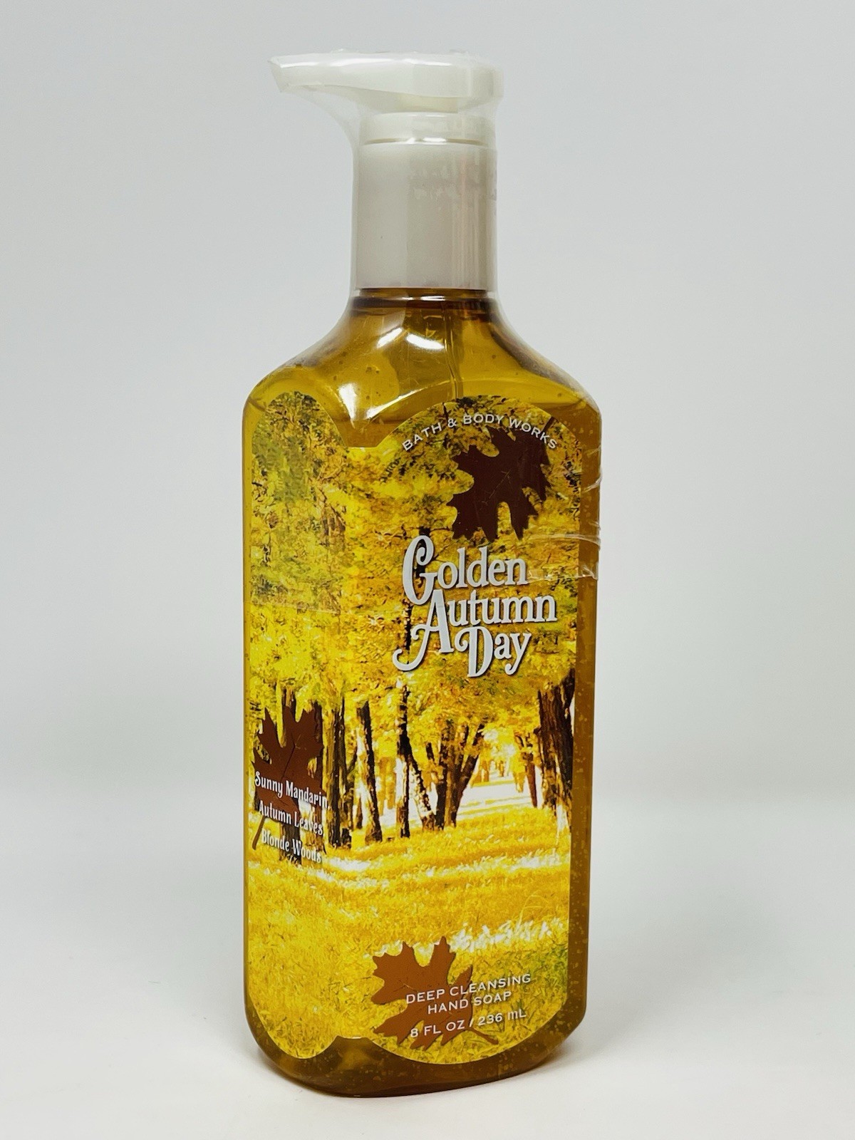 BATH & BODY WORKS Golden Autumn Day DEEP CLEANSING HAND SOAP 8oz /236 ml
