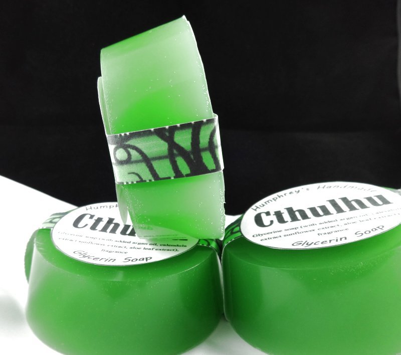 CTHULHU Glycerin Soap Ocean Citrus & Soft Woods, Unisex Horror Stocking Stuffers