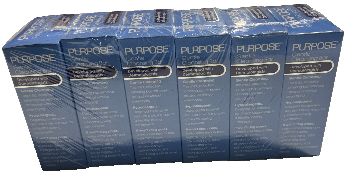 Purpose 12-Pack Bausch & Lomb Gentle Cleansing Bar Soap 3.6 oz Ea Sensitive Skin