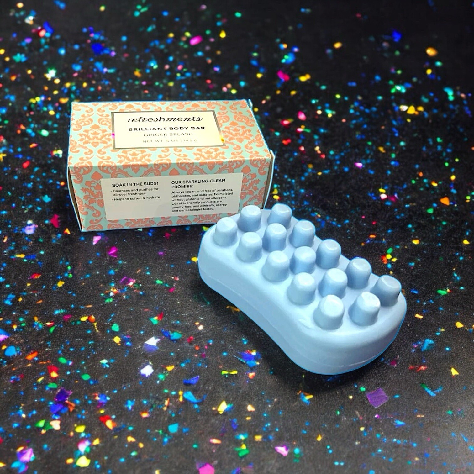 Refreshments Brilliant Body Soap Bar in Ginger Splash 5 Oz Brand New In Box