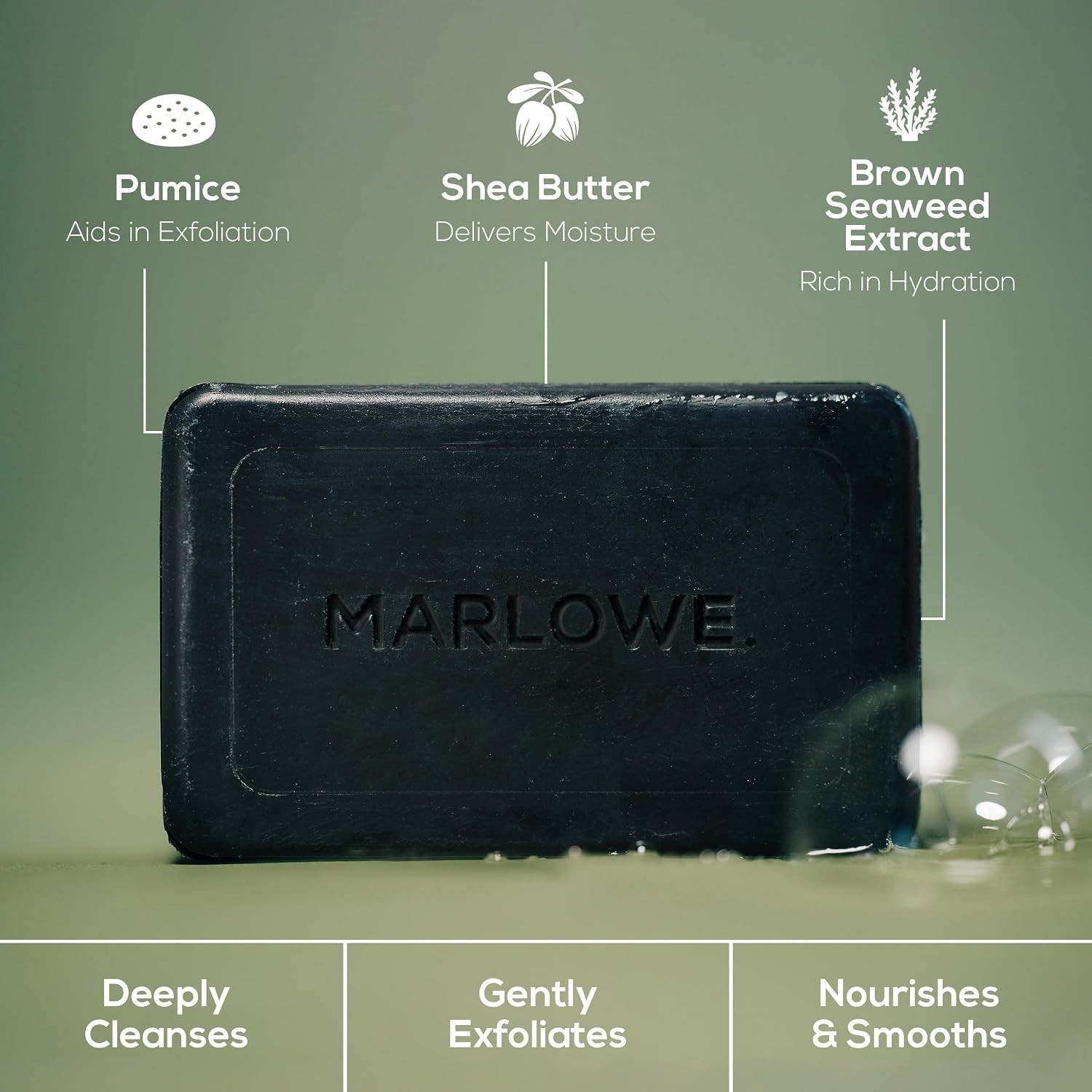 Charcoal Soap, Cleansing Body Bar Soap for Men, 3 Bars, 7 oz. Each | Charcoal…
