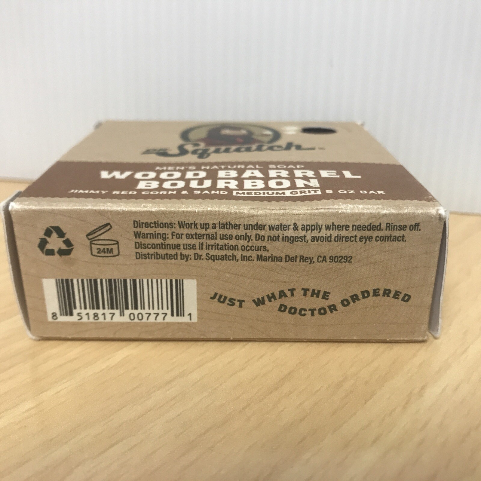 Lot of 3 Dr. Squatch Men’s Soap Cold Moss, Wood Barrel Bourbon, Cedar Citrus New