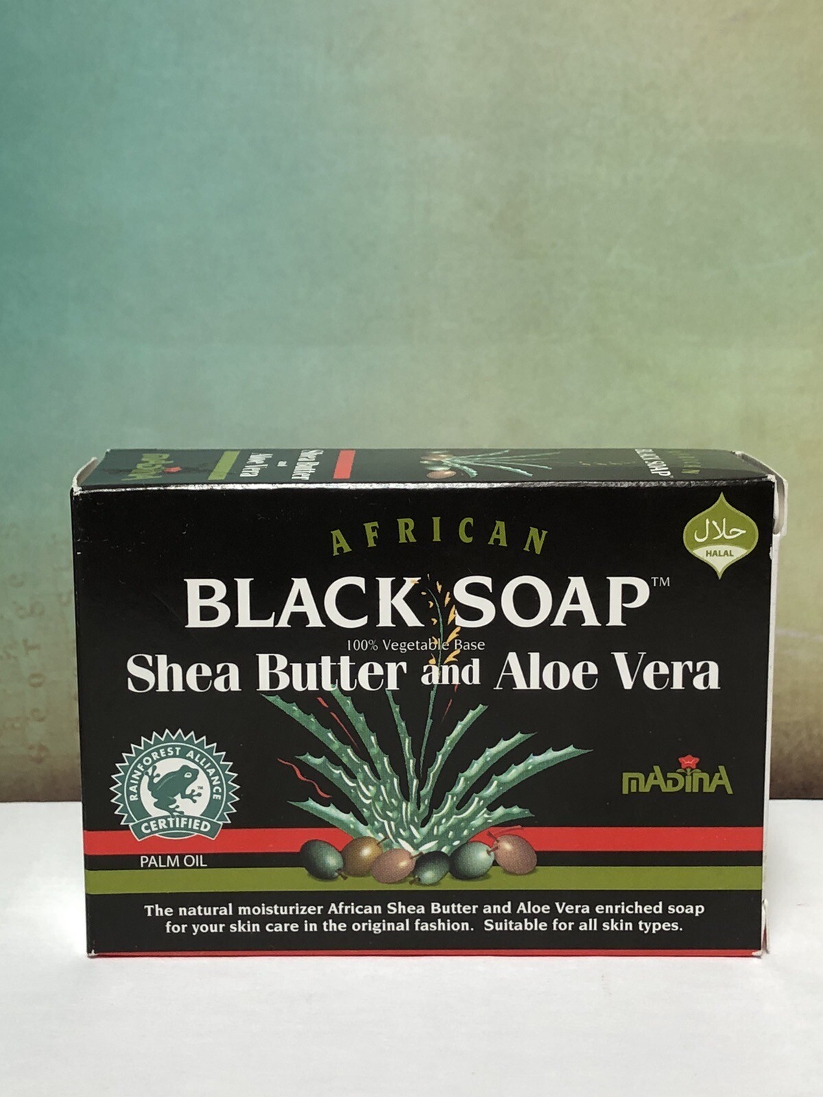 African Formula Black Soap Shea Butter and Aloe Vera 3.5 oz ~ NIB
