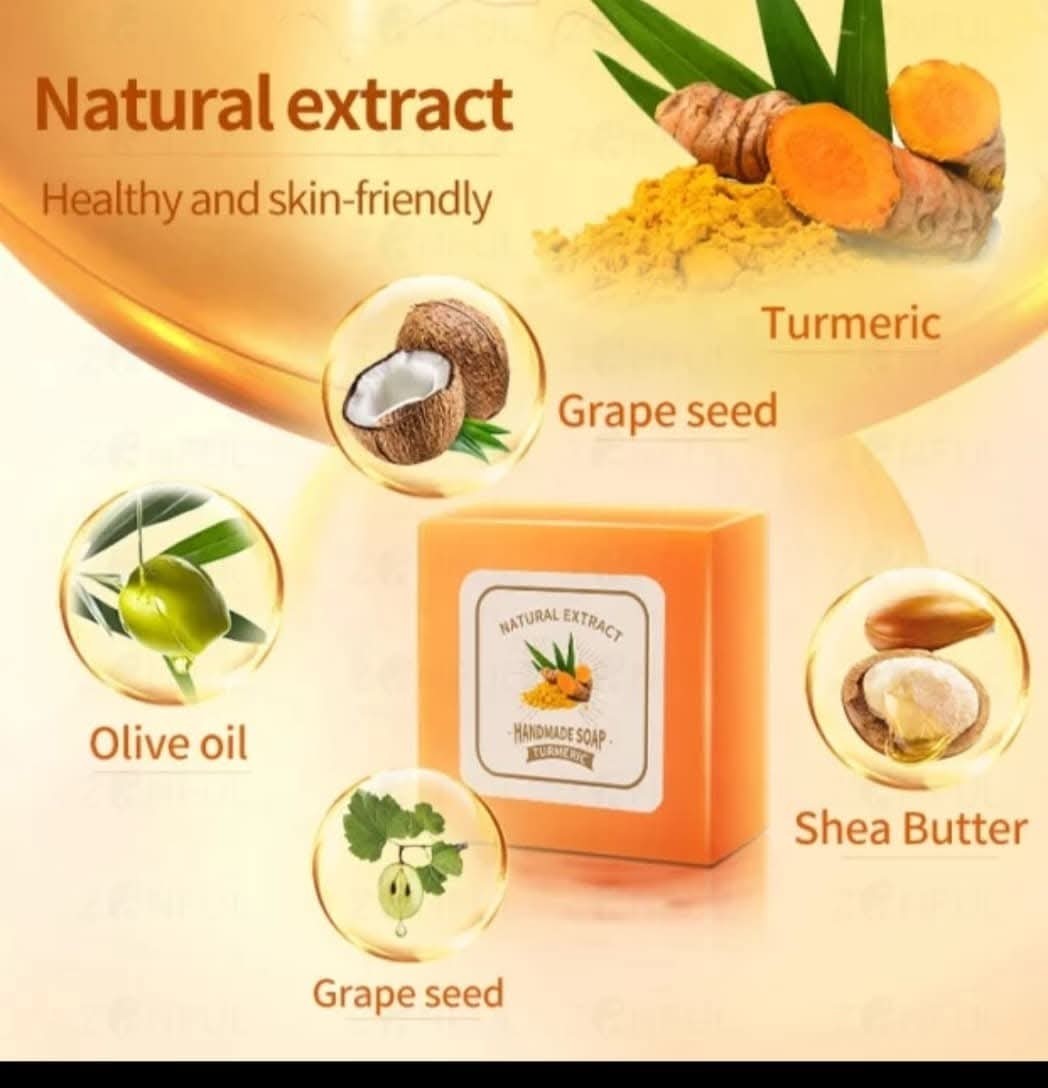 7pcs Natural Extract Handmade Soap 100g Aloe Lavender Papaya Charcoal Lemon