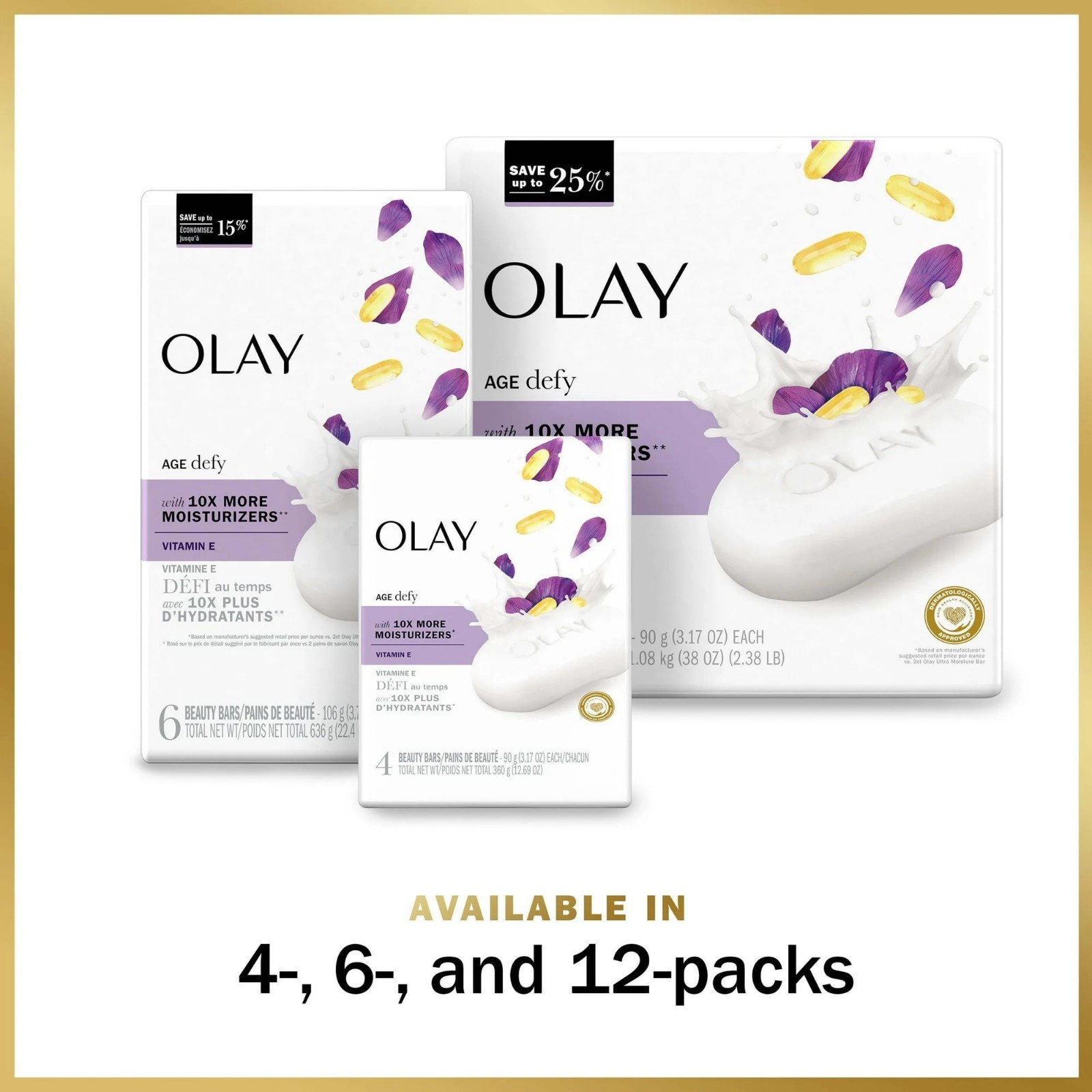 Olay Age Defying bar soap (6ct x 3 = 18 bars) – LOWEST PRICE!!