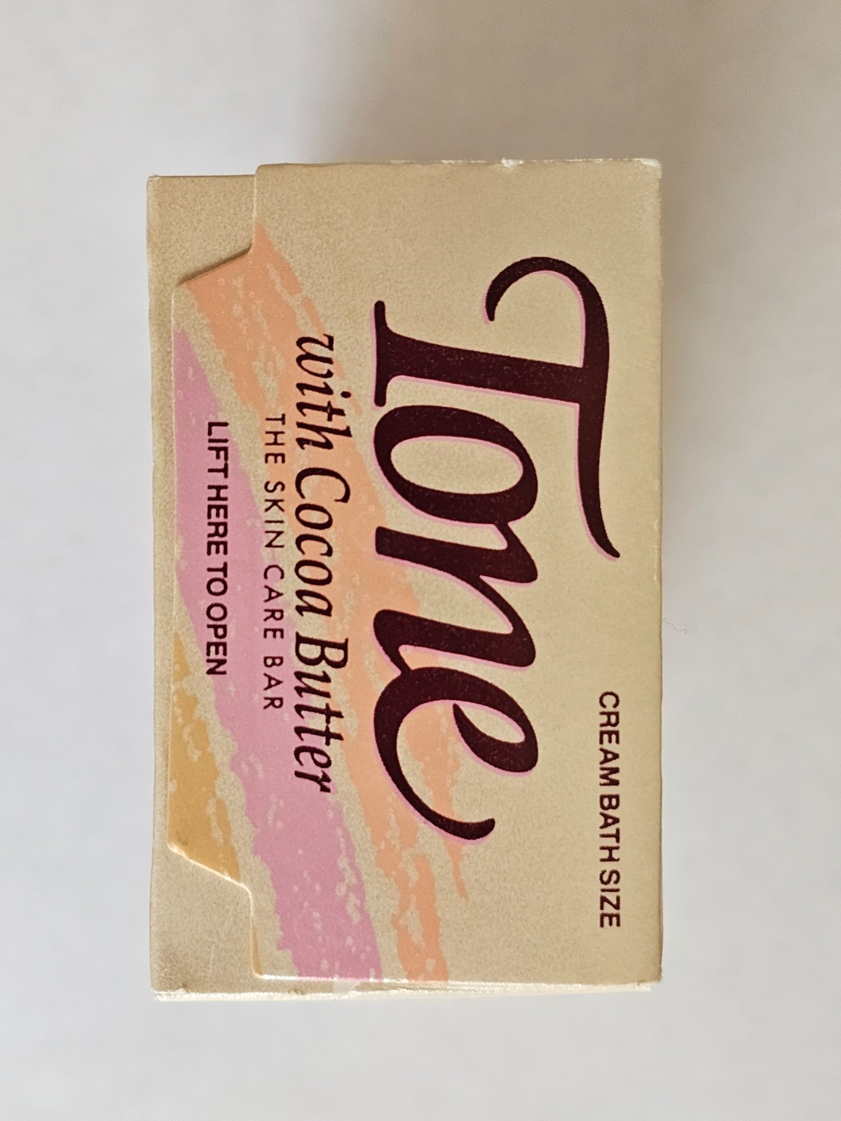 Vintage Tone Cream Skin Care Bar Soap Cocoa Butter 4.75 oz. New In Box
