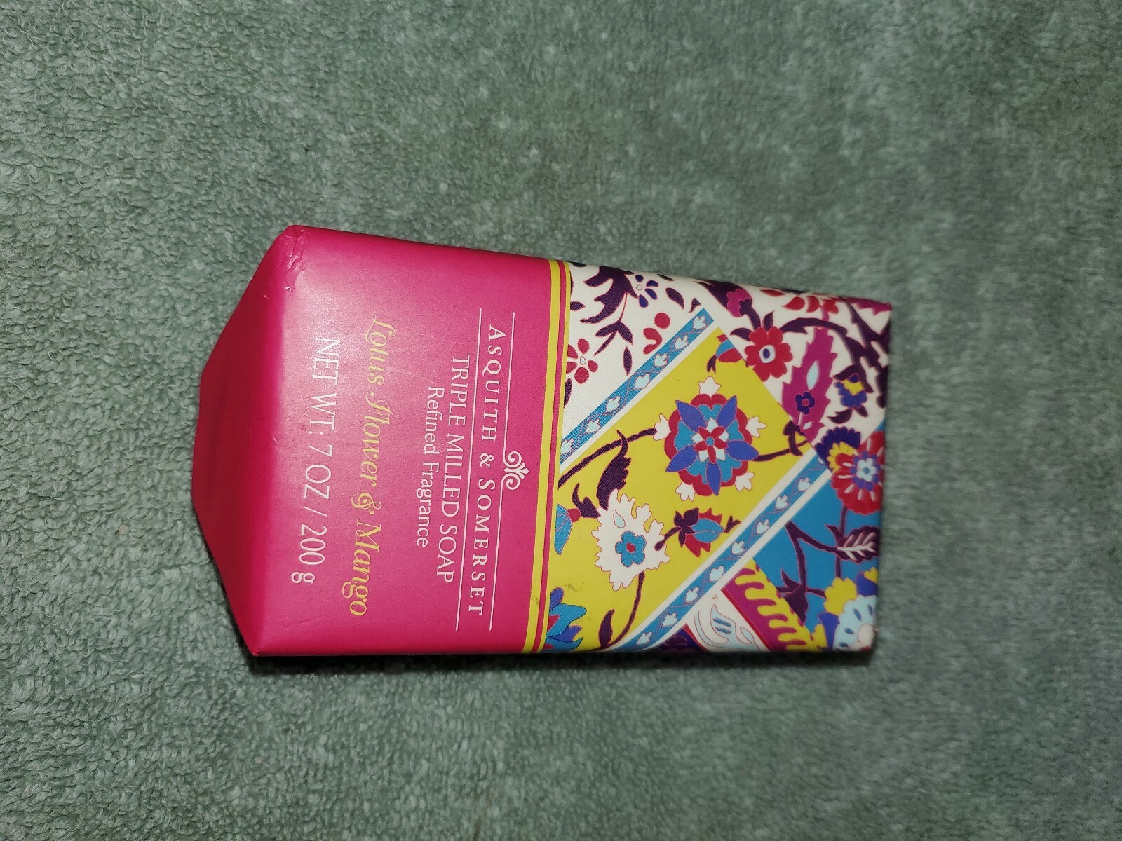 NEW! Asquith & Somerset lotus flower & mango 7 oz 200 gram LOVELY!