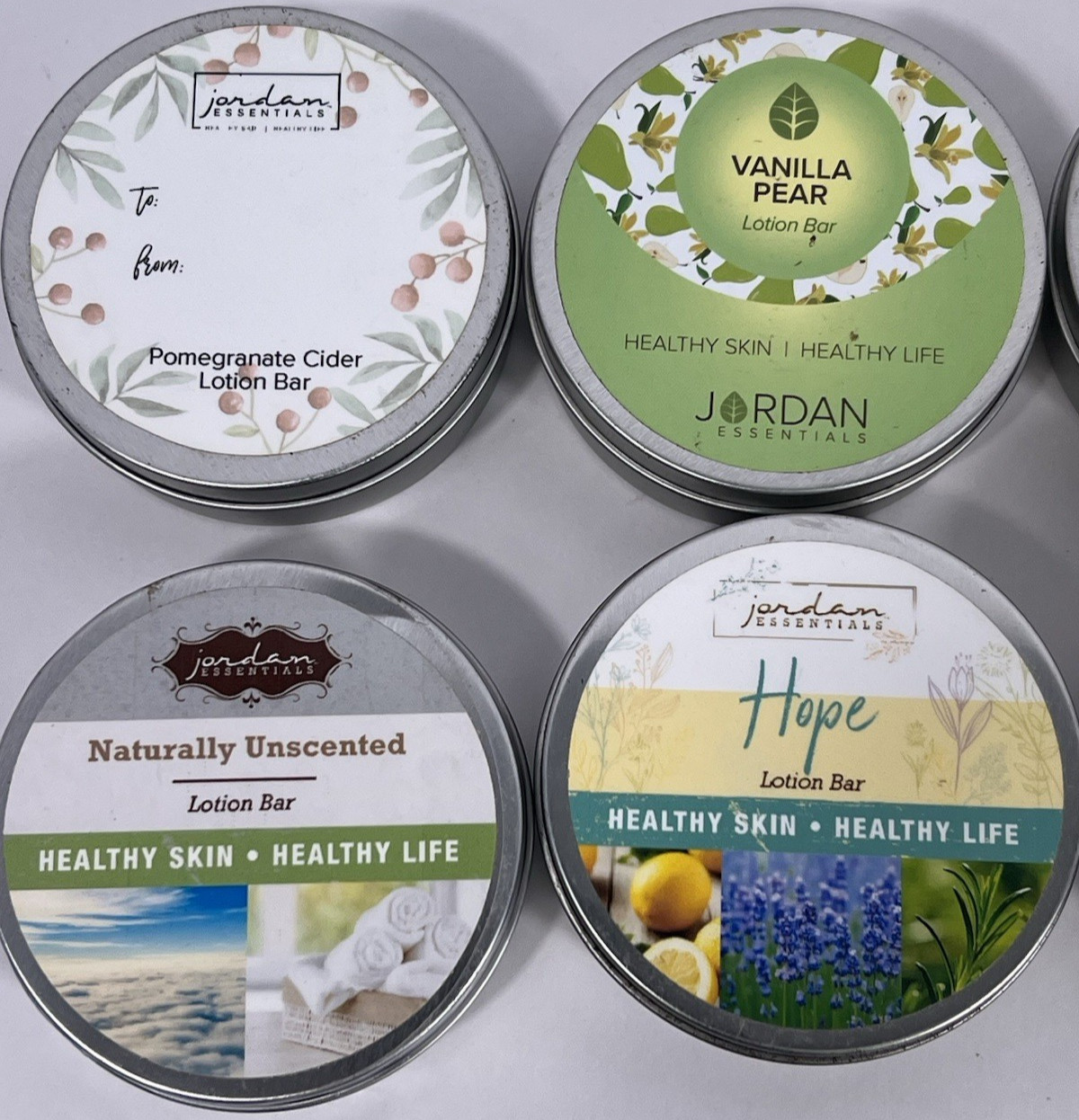 Jordan Essentials Set Essential Oil Lotion Bars Lot Of 8 New Various Scents