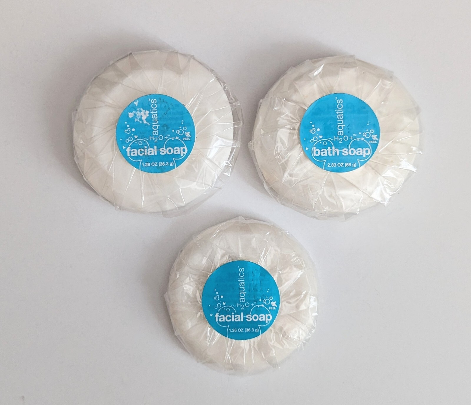 New Disney H2O+ Aquatics Body & Facial Soap Set of 3