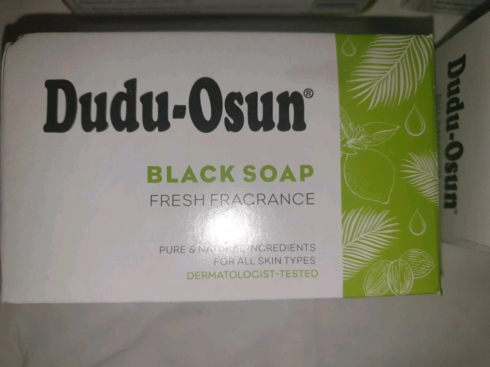 Dudu Osun African Black Soap Tropical Natural Herbal, No Preservatives, 4 Bars