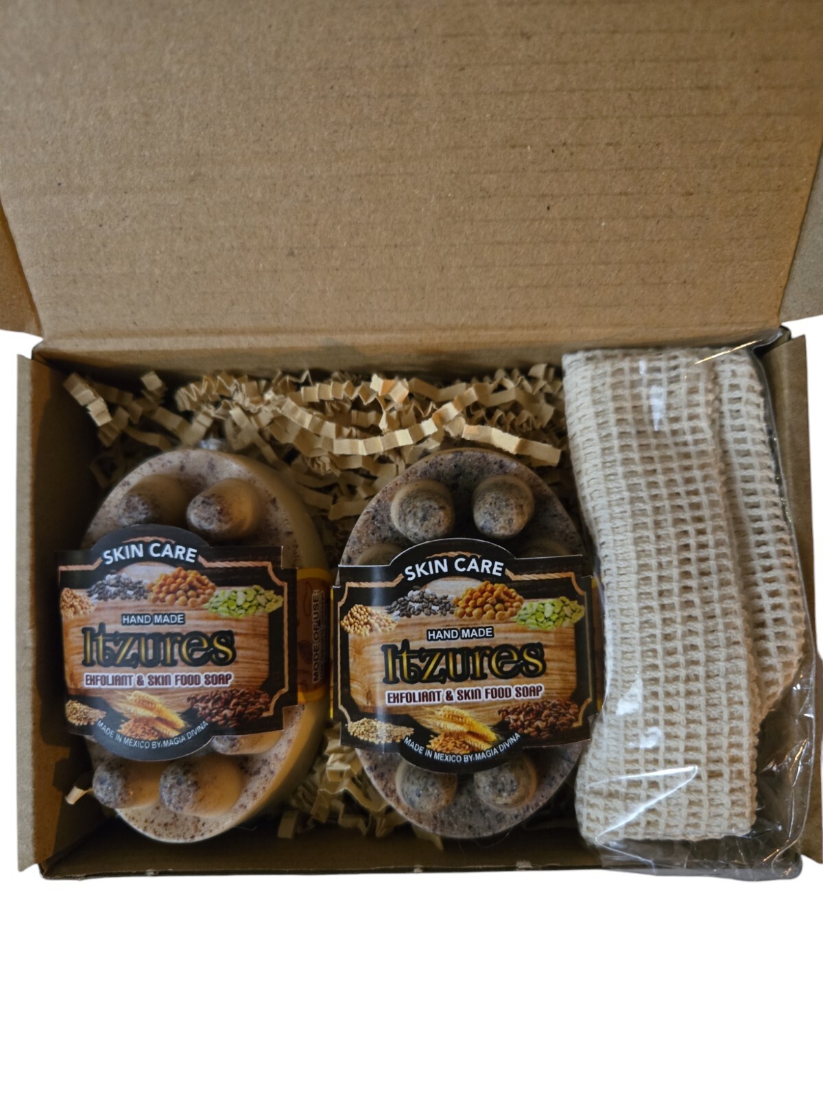 Soap Seven Grains Superfood For Skin Itzures Artisanal 2psc PACK Woman’ and Mens