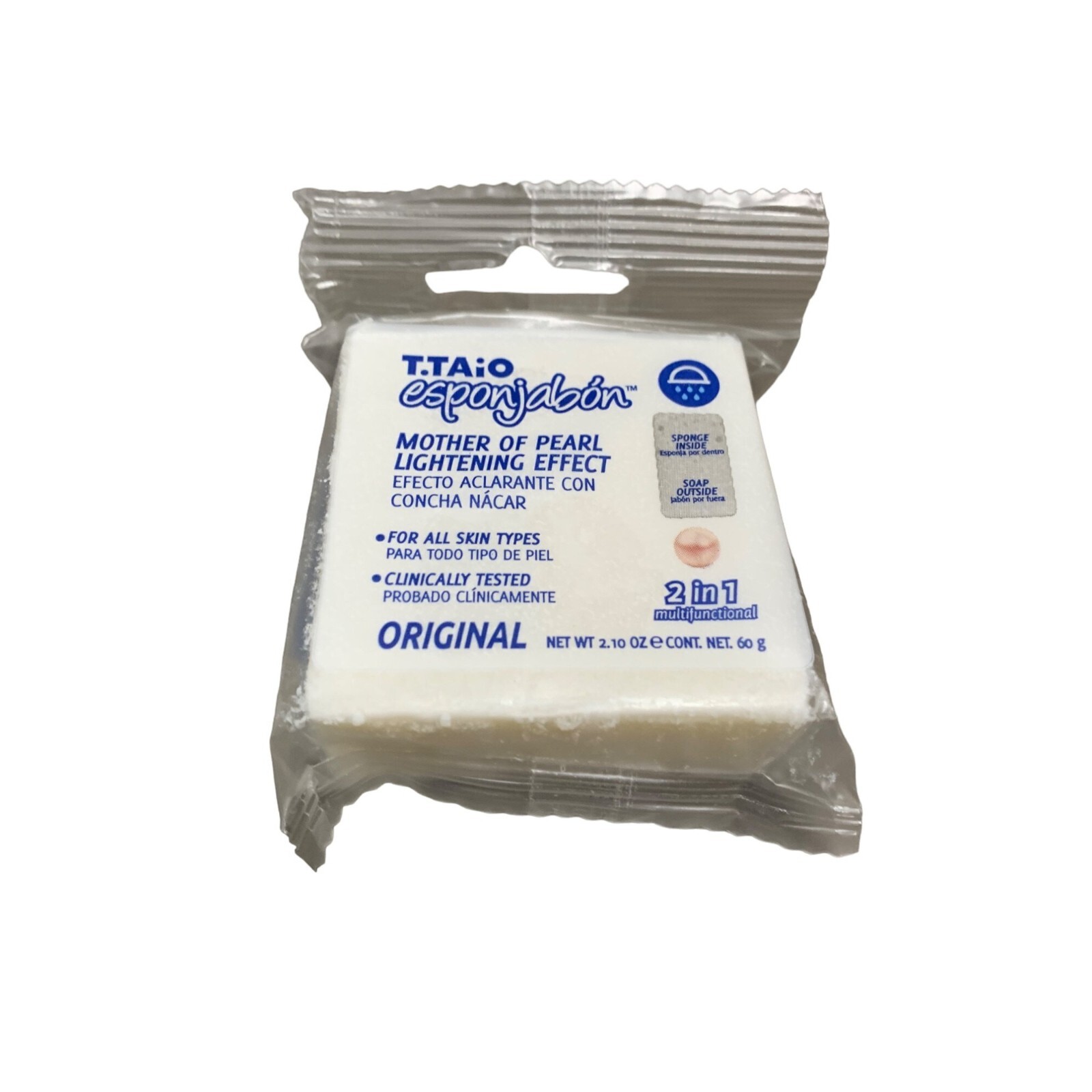 New T Taio Esponjabon Mother of pearl Lightening Effect Soap