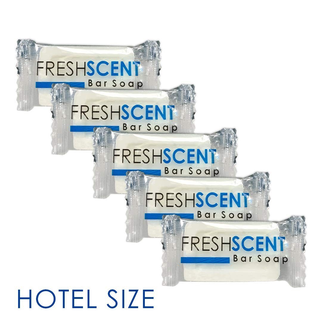 Travel Size Bar Soap 0.5 oz, 100 Pack, Individually Wrapped for Hospitality
