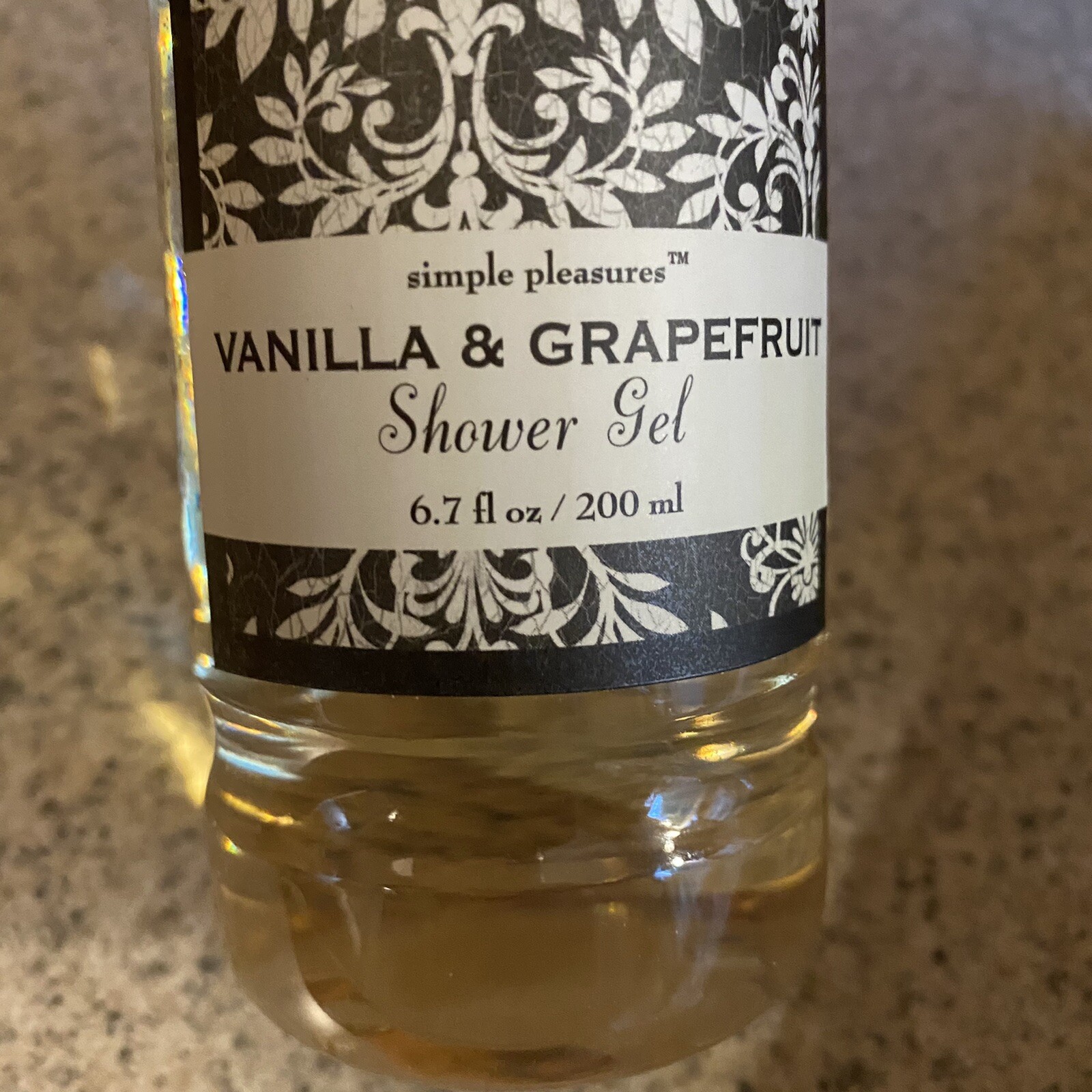 Simple Pleasures Vanilla & Grapefruit Shower Gel 6.7 Oz Rare Discontinued 2008