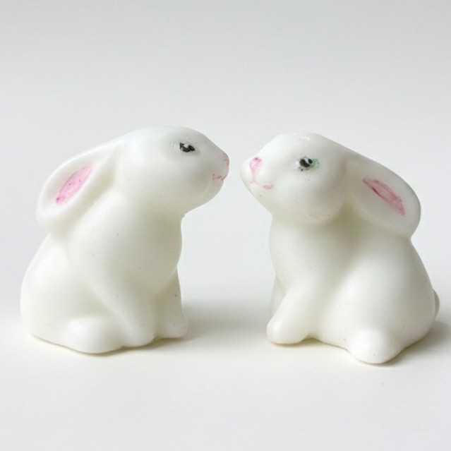 Decorative springtime soap set: 4 chicks and 2 bunnies, 2” and 2.5”