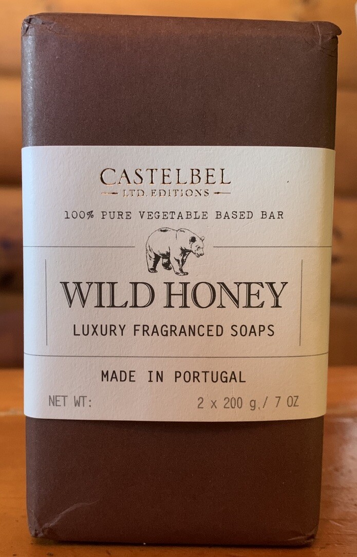 Lot (5) CASTELBEL Wild Honey Vegetable 2 Bar Soap Set – 7 oz. – 10 total bars
