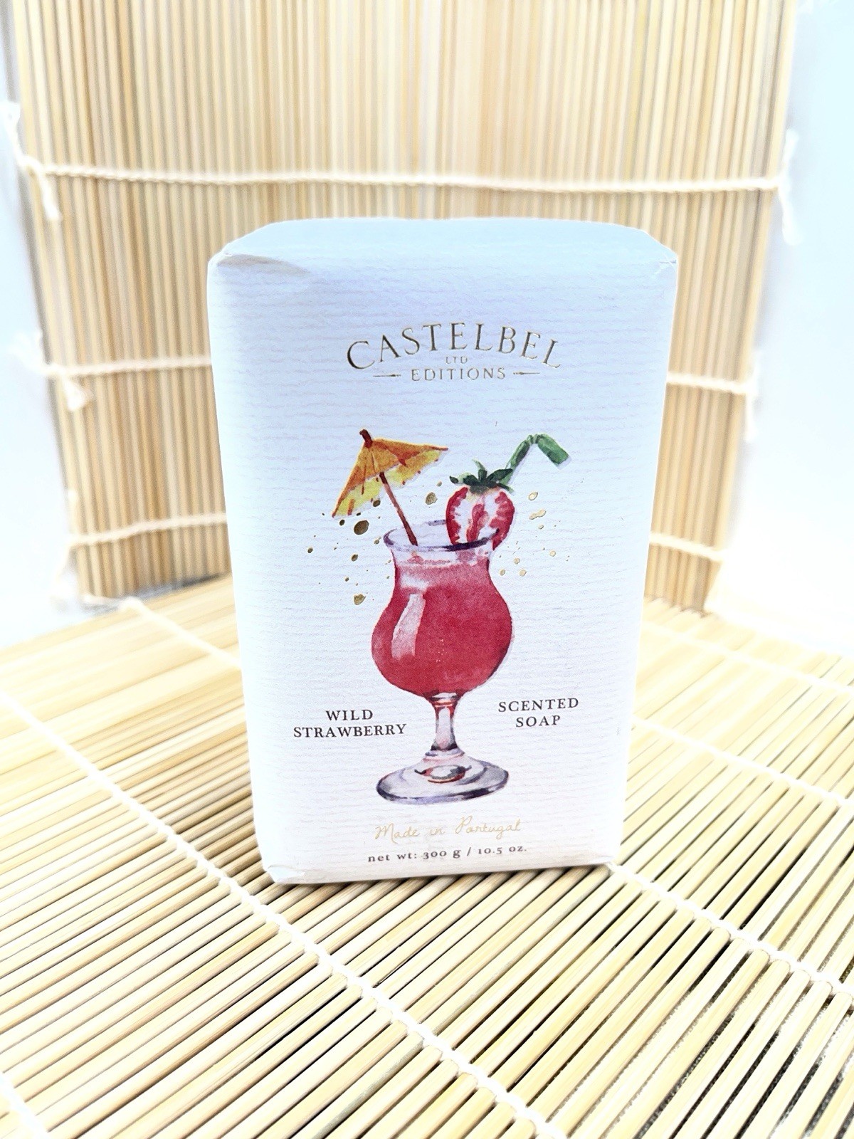 NEW Castelbel LTD Edition Wild Strawberry Scented Soap Bar 10.5oz AROMATIC LUX