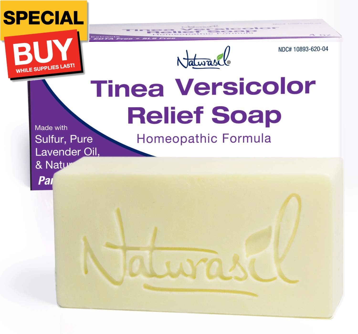 Tinea Versicolor Treatment Max-Strength 10x Soap | Antifungal Micronized Sulfur