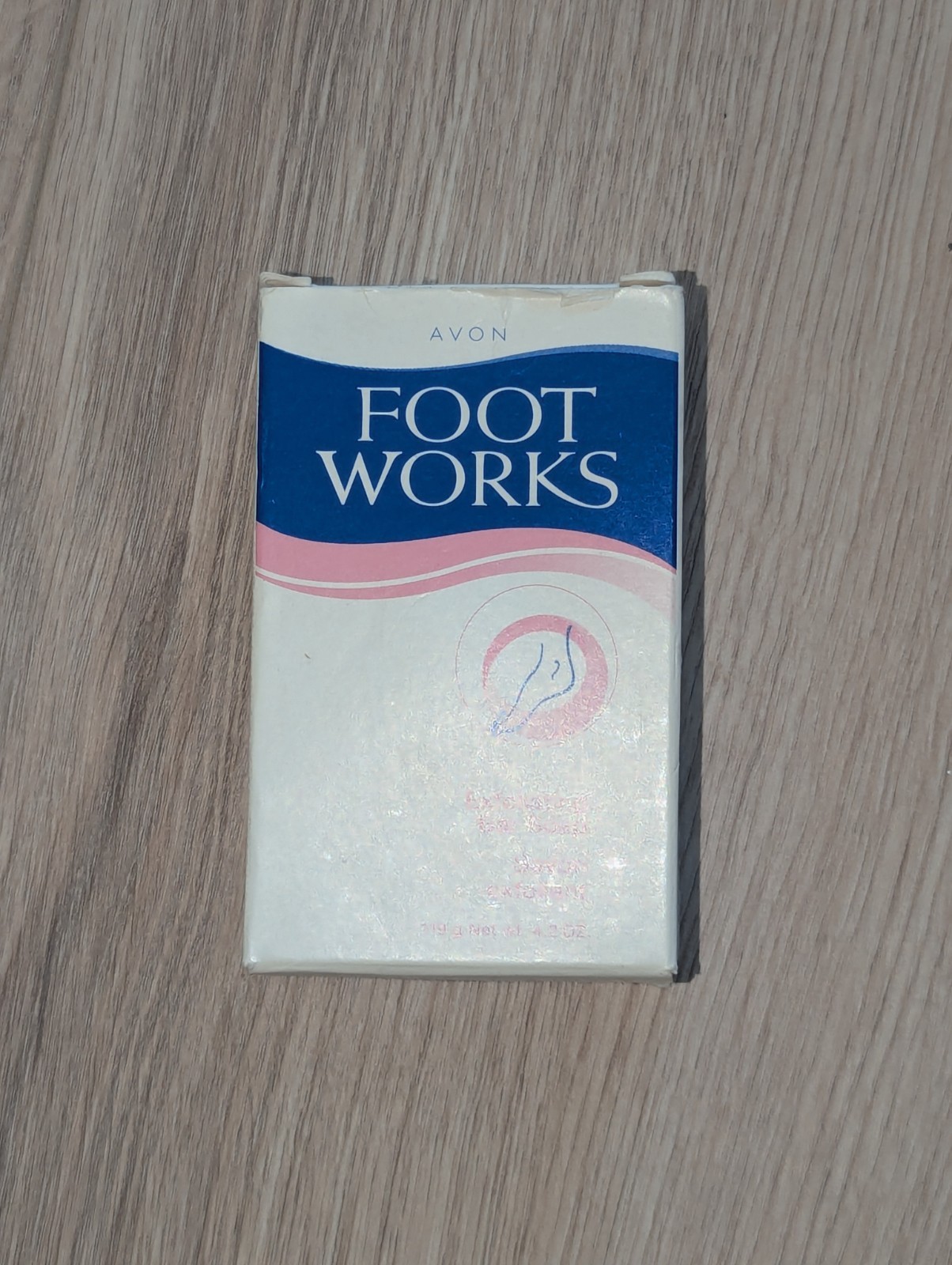 NEW IN BOX Avon Foot Works Exfoliating Bar Soap Full Size 4.2 oz New Old stock
