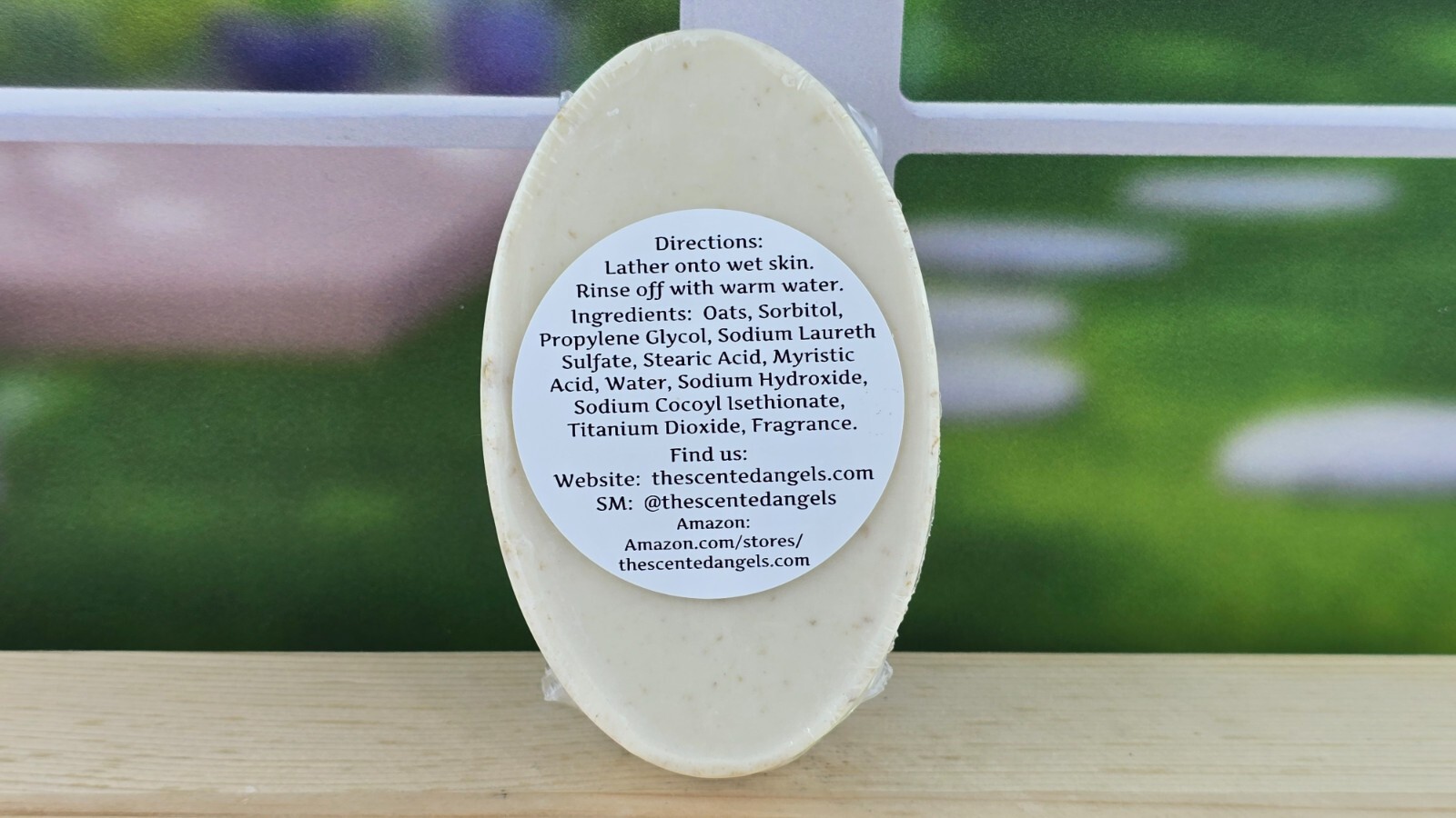 TSA Handmade Oatmeal Scrubby Bar Soap – Body Exfoliating All Natural 2 and 5 oz