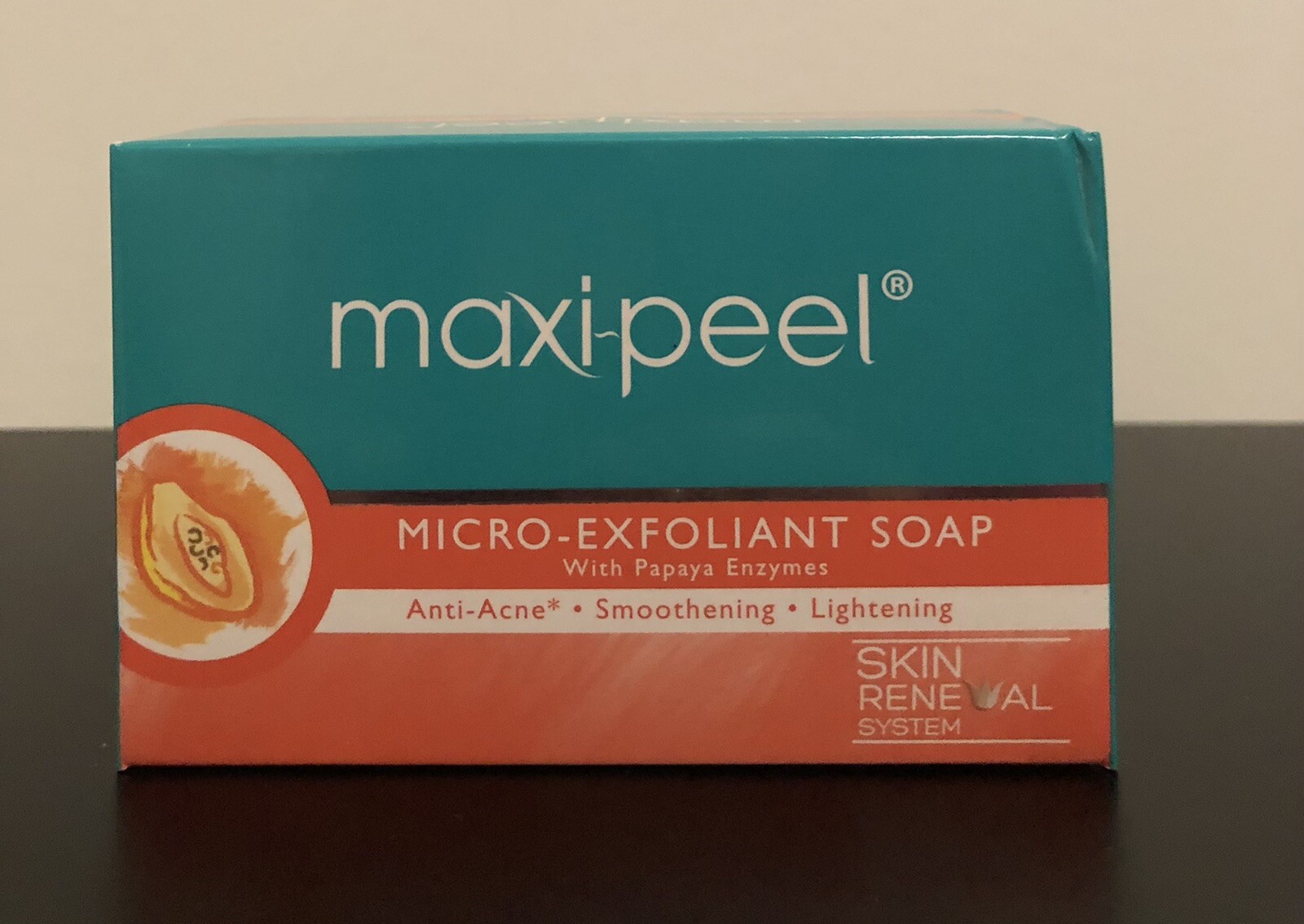 1- Maxi Peel Micro-Exfoliant Soap with Papaya Enzymes 125g