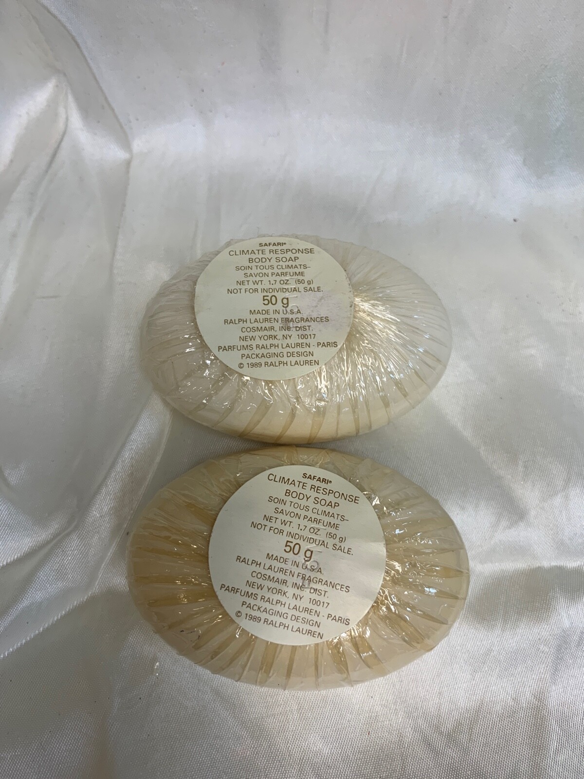 Ralph Lauren Safari 50g Body Soap Set of 2 Total 100g Hard to find