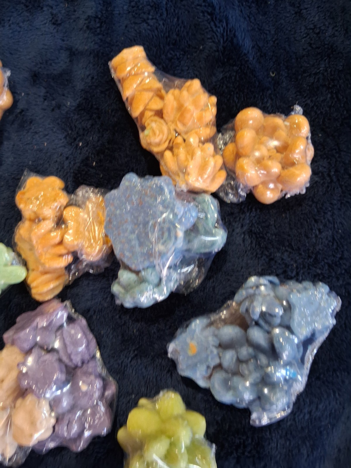 Handcrafted Succulent Shaped Soap Variety Lot 0.71 lb Mixed Scent Guest Soaps