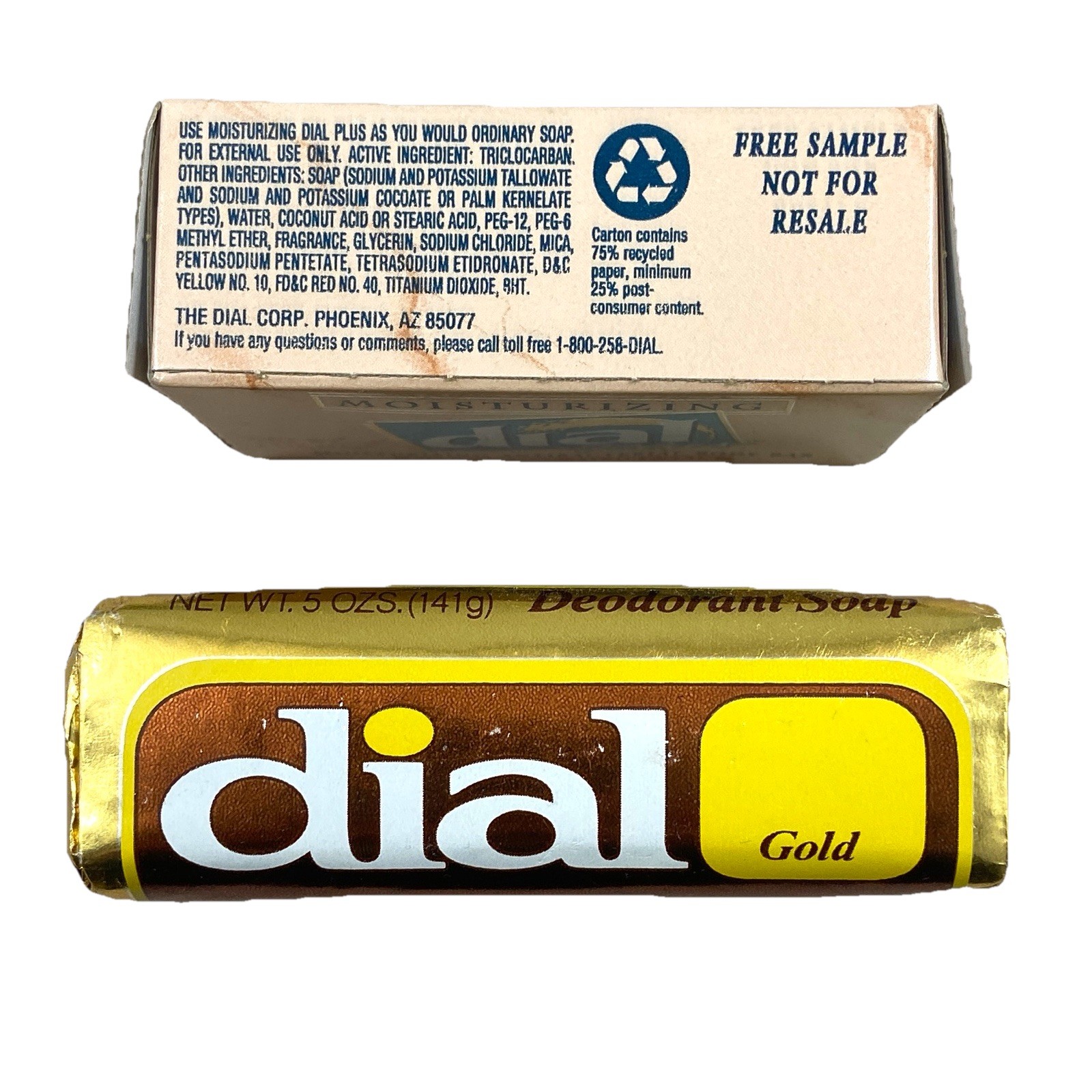 VTG Dial Gold Bar Soap and Dial Plus Moisturizing Antibacterial Body Bar