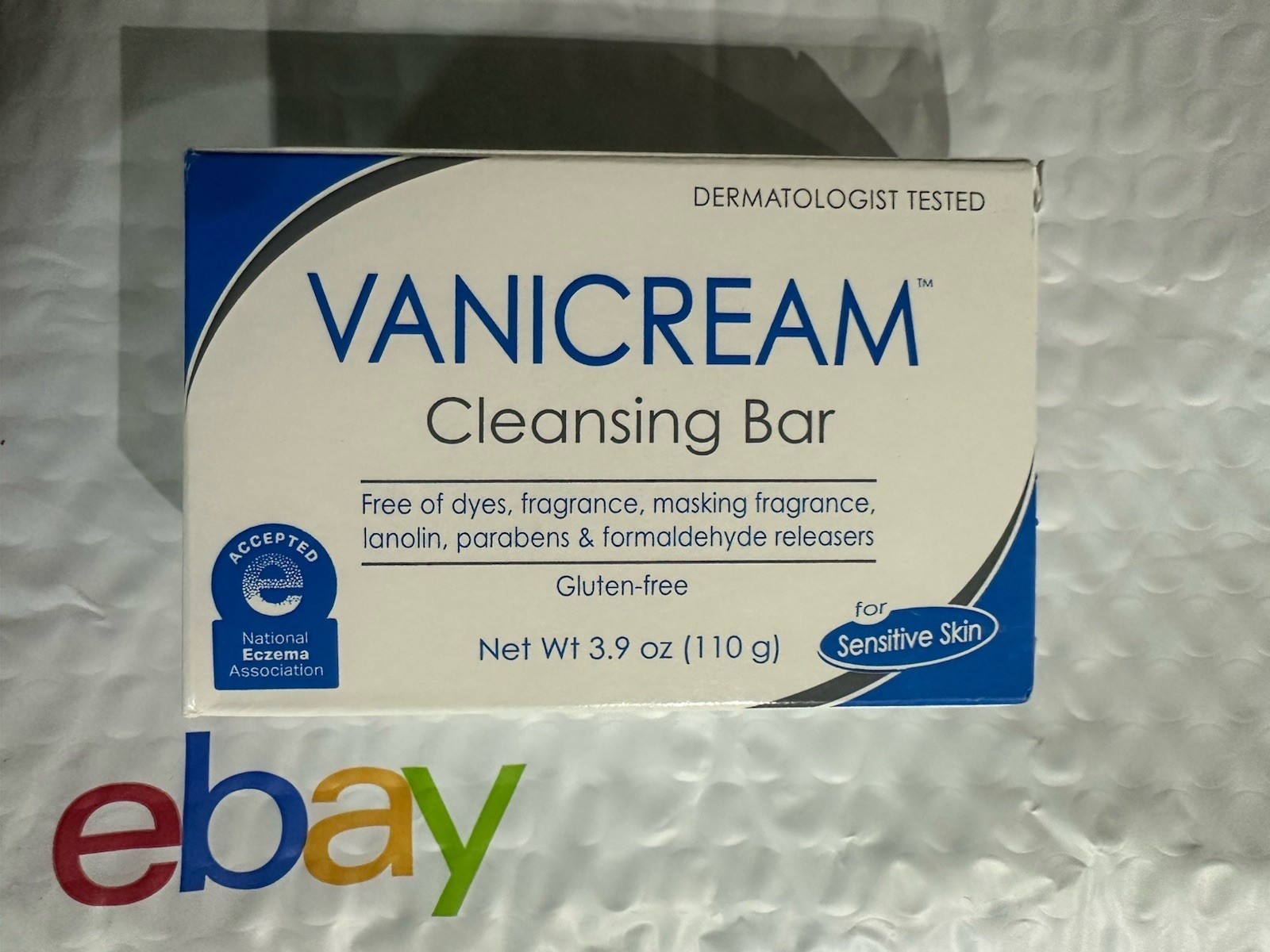 Vanicream Cleansing Bar For Sensitive Skin 3.9 Oz