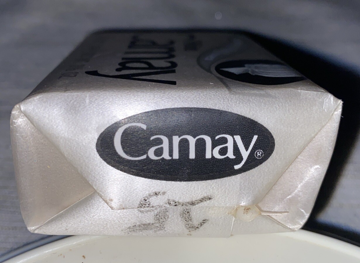 Vintage Camay SoapBar White Wildflowers 3.5 Oz New Old Stock