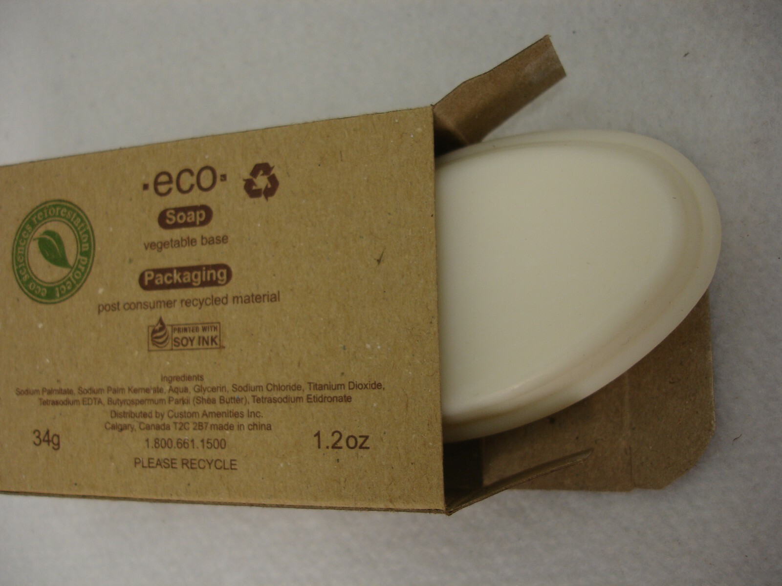 NEW LOT OF 12 ECO SCIENCES SHEA BUTTER BODY BAR SOAP VEGETABLE BASE 34 G, 1.2 OZ