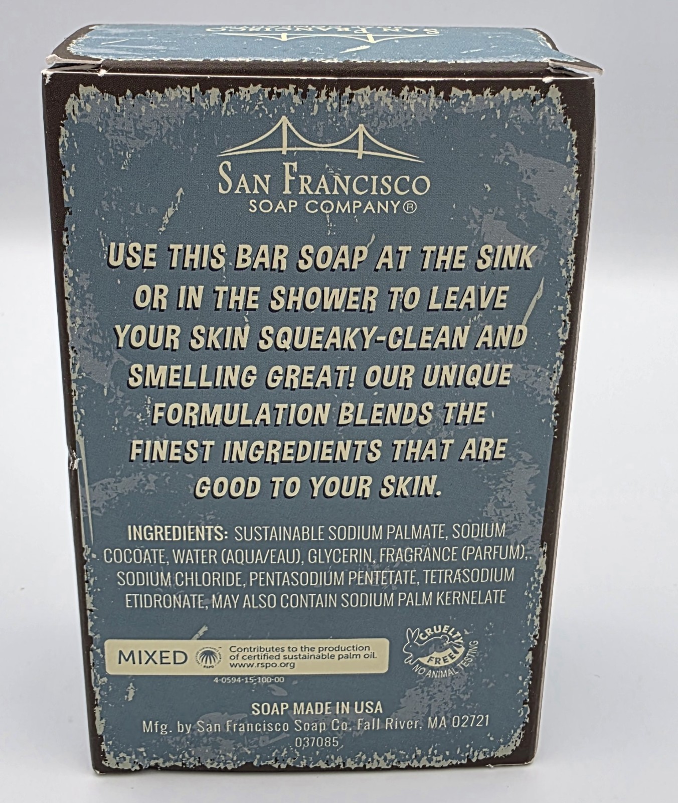 San Francisco Soap Company “Dark Rum & Spice” scented soap