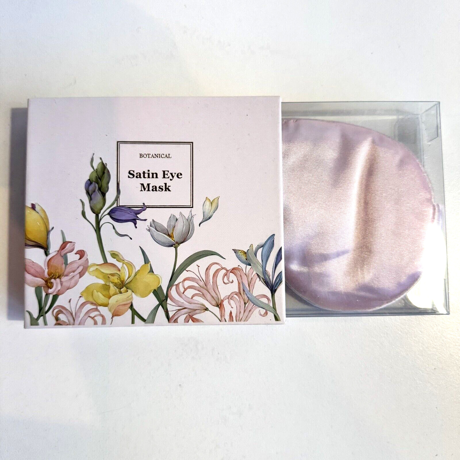 Mothers Day Pamper Gift Vanilla Bar Soap x2 Scrunchies Satin Eye Mask Hand Cream
