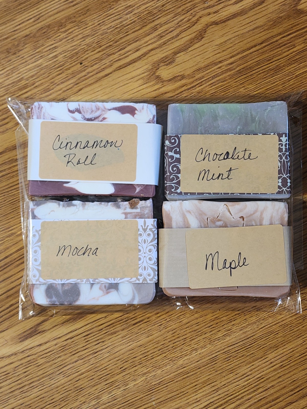 4 Pack Natural Soap Made With Coconut Oil And Olive Oil