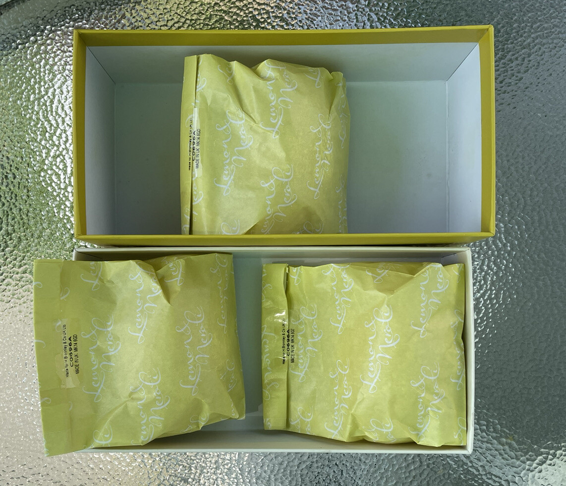 Bronnley New Citrus Lemon and Neroli Soap 3 x 100g (3.5oz.) Sealed Bags W/ Box