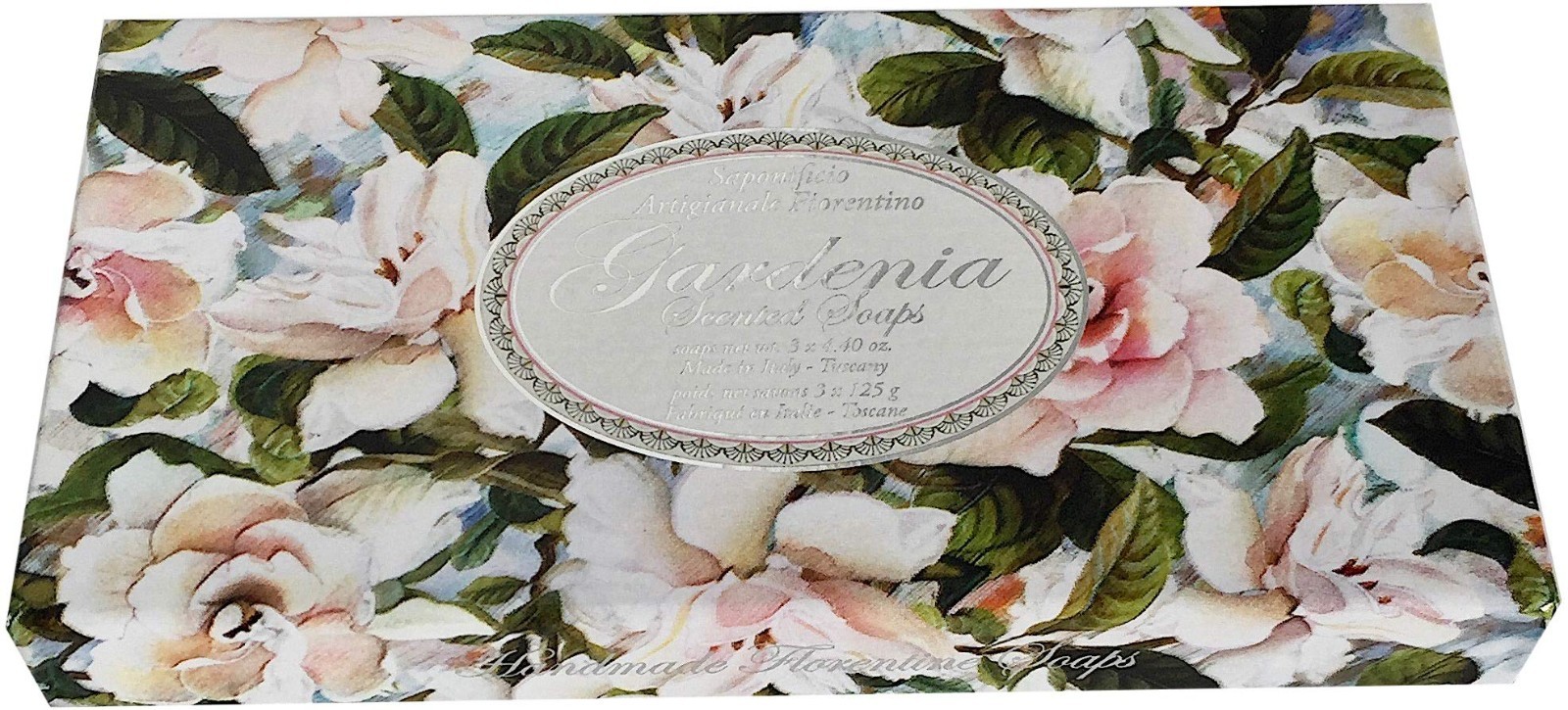 2-Pack Saponificio ~ Gardenia Scented Bar Soap from Italy 6 bars 4.40 oz Each