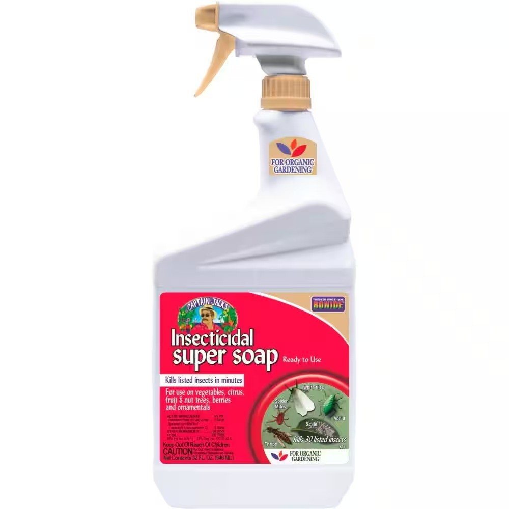 Bonide Captain Jack’s Insecticidal Super Soap, 32 oz. Ready-to-Use Spray Organic