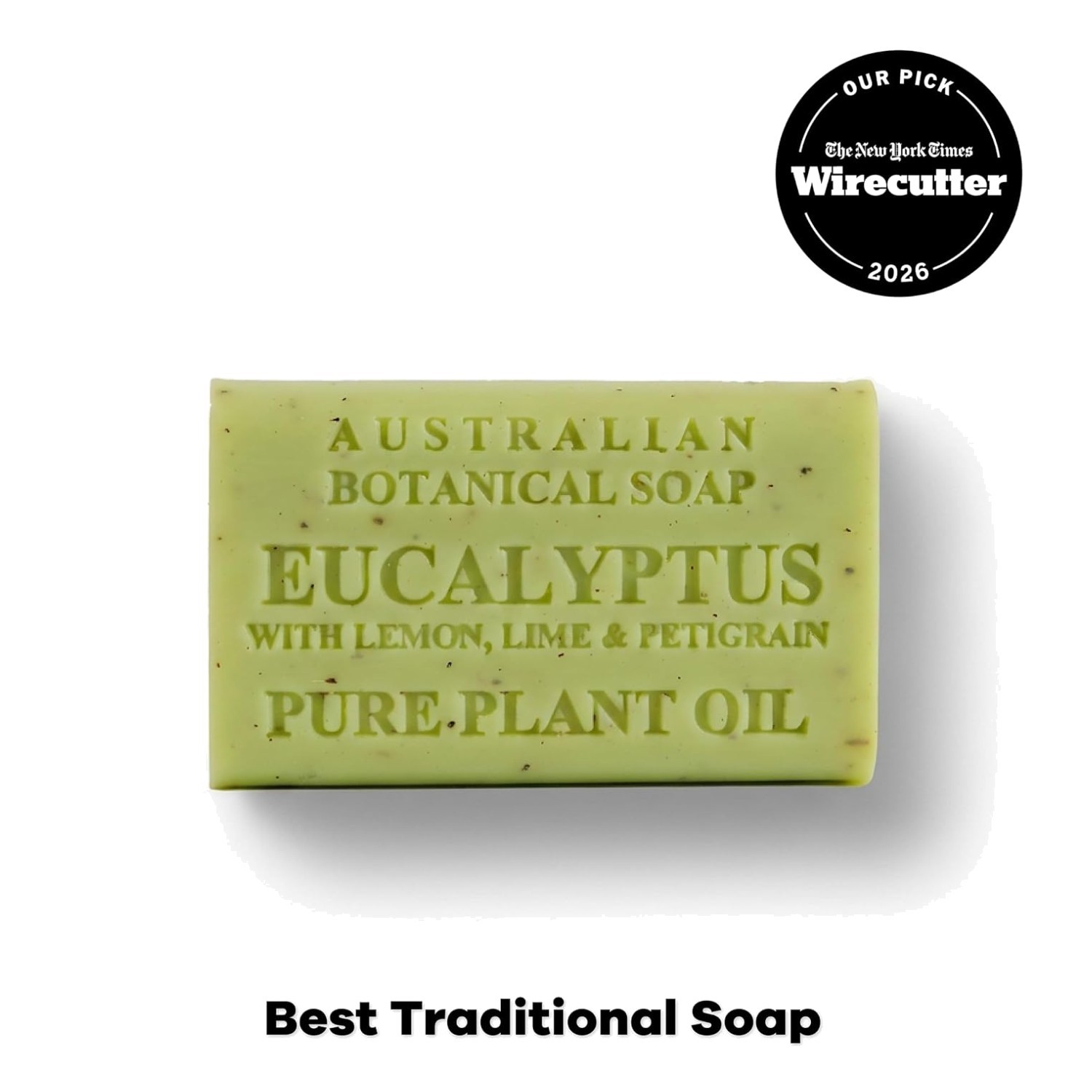 Organic Shea Butter Soap Bars – Eucalyptus Scent, 8 Pack