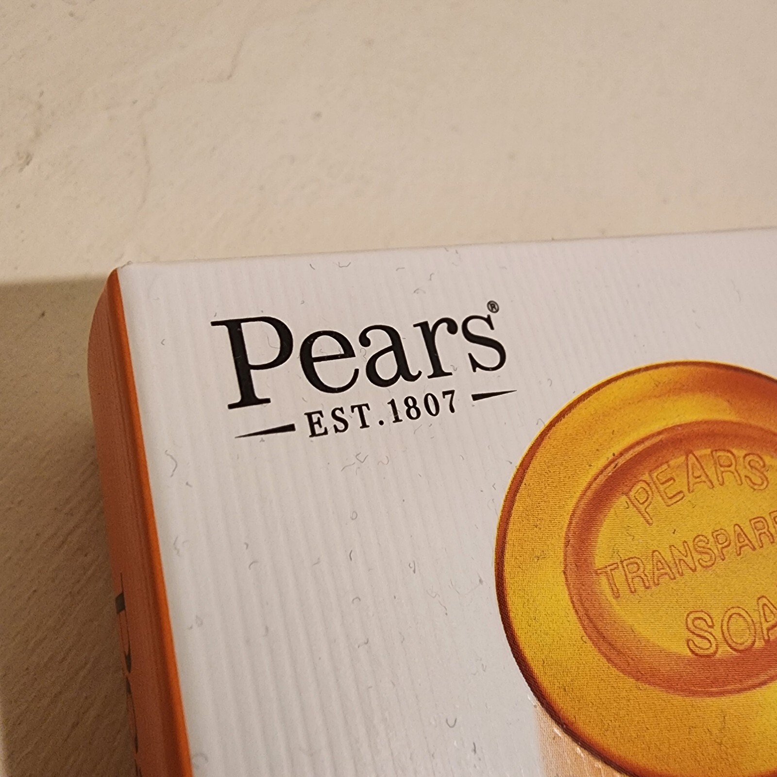 Lot Of 4 Pears Gold And Green Transparent Glycerin Vegetable Oil Bar Soap India