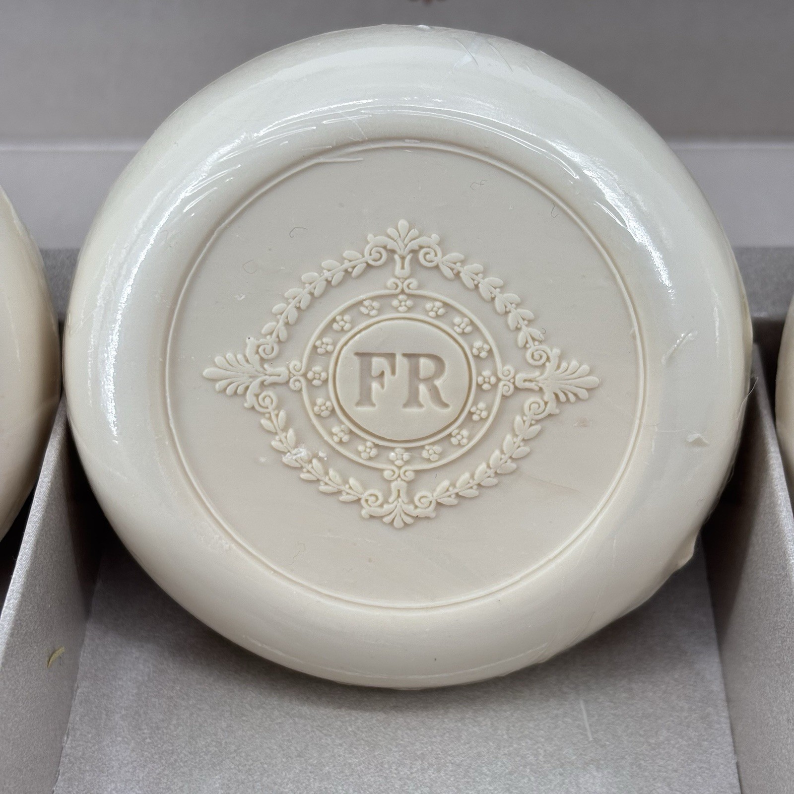 3 Boxed 1795 Rance 3.5 oz Soap Rounds EAU FRAICHE Vintage Factory Sealed NIB