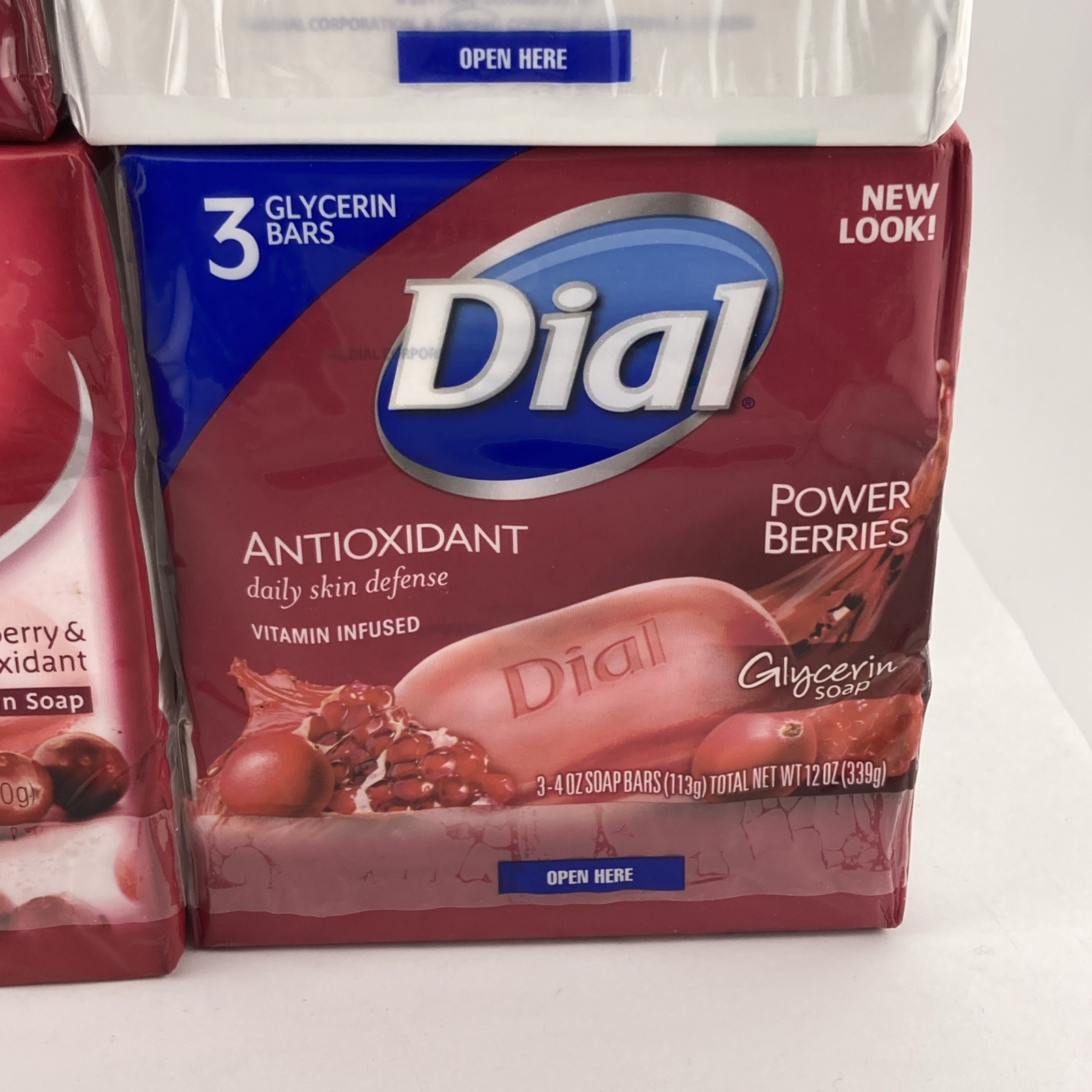 Dial Glycerin Bar Soap 3 Bars Cranberry 3 Bars White Tea 6 Bars Power Berries