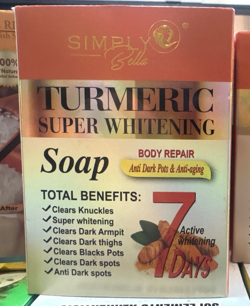 Simply Bella Turmeric Super Skin Whitening Soap New In Box
