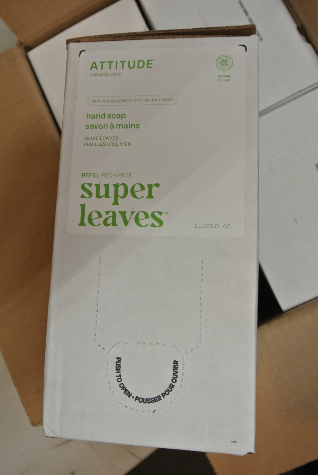 ATTITUDE Super Leaves Hand Soap, 4-2 Liter Refills – Olive Leaves