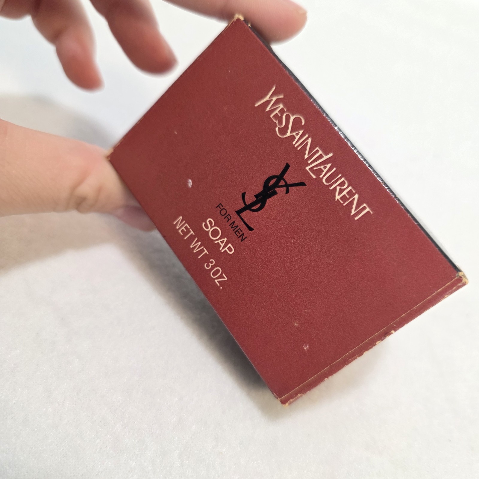 Vintage Yves Saint Laurent Pour Homme Mens Paris Bar Soap 85g / 3oz YSL NOS