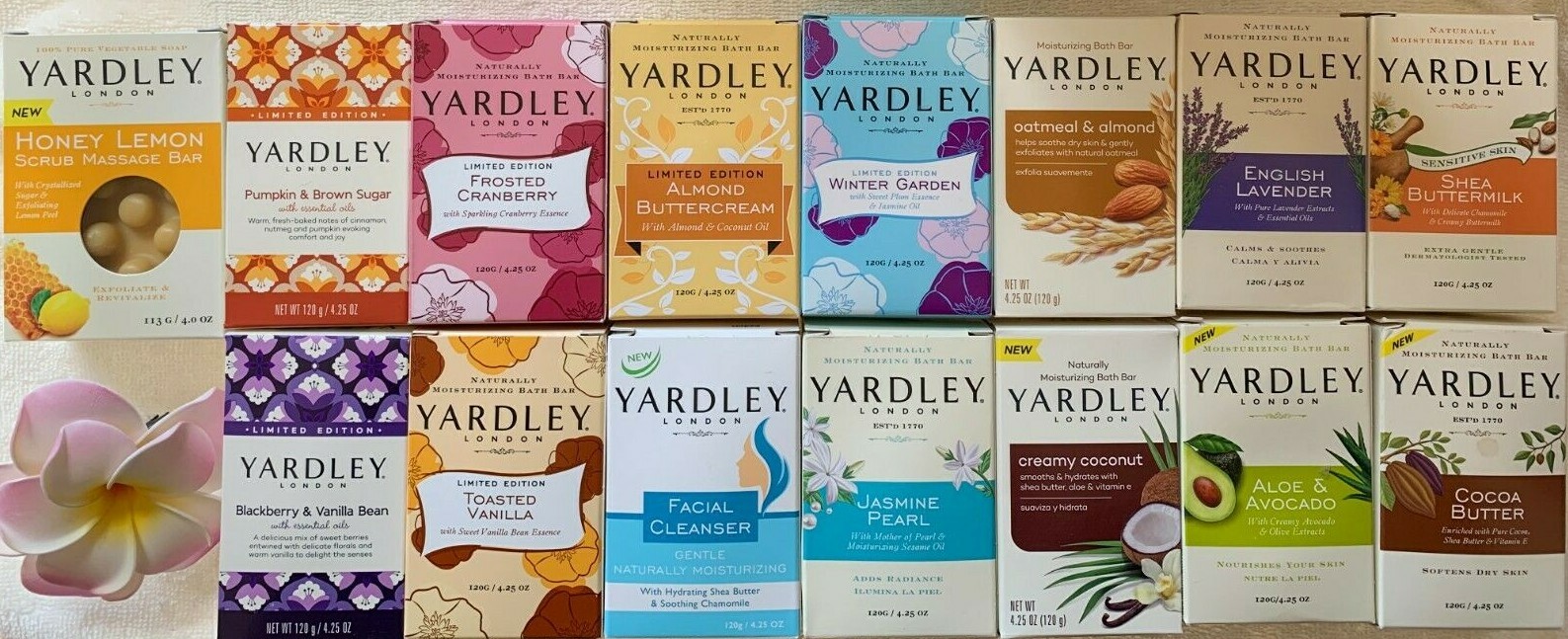 YARDLEY LONDON Moisturizing Bath Bar***chOOsE yOUr scEnt(s)***FULL SIZES~~~NEW