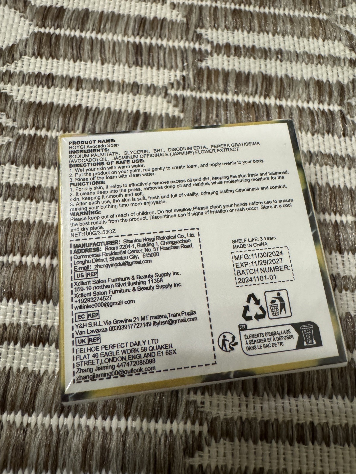 Hoygi Avocado Soap