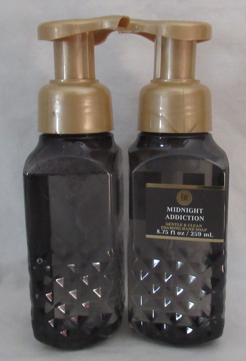 Bath & Body Works Gentle & Clean Foaming Hand Soap Set Lot 2 MIDNIGHT ADDICTION