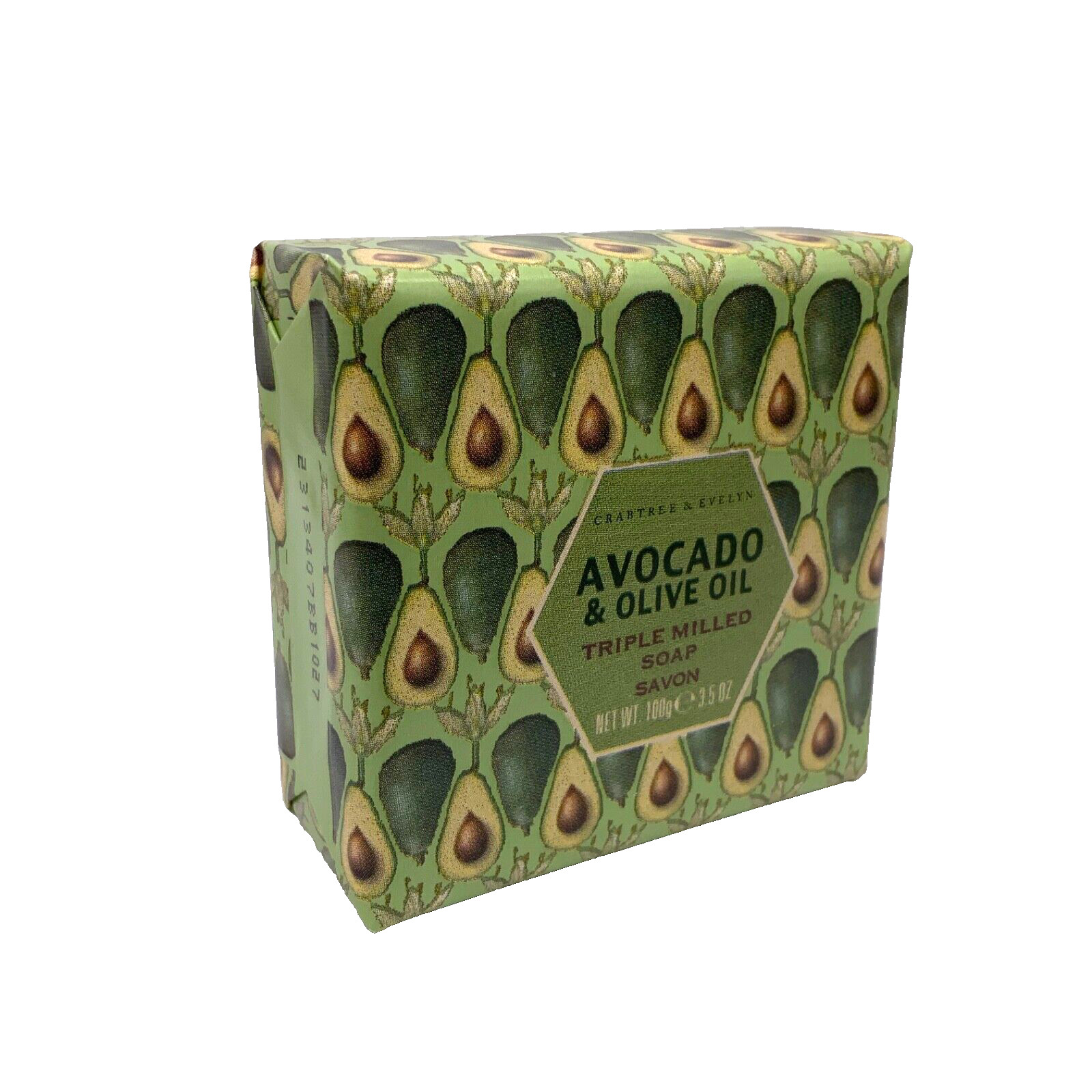 Crabtree Evelyn Avocado & Olive Oil Bar Soap Triple Milled 21oz(6×3.5oz) 6pc Set