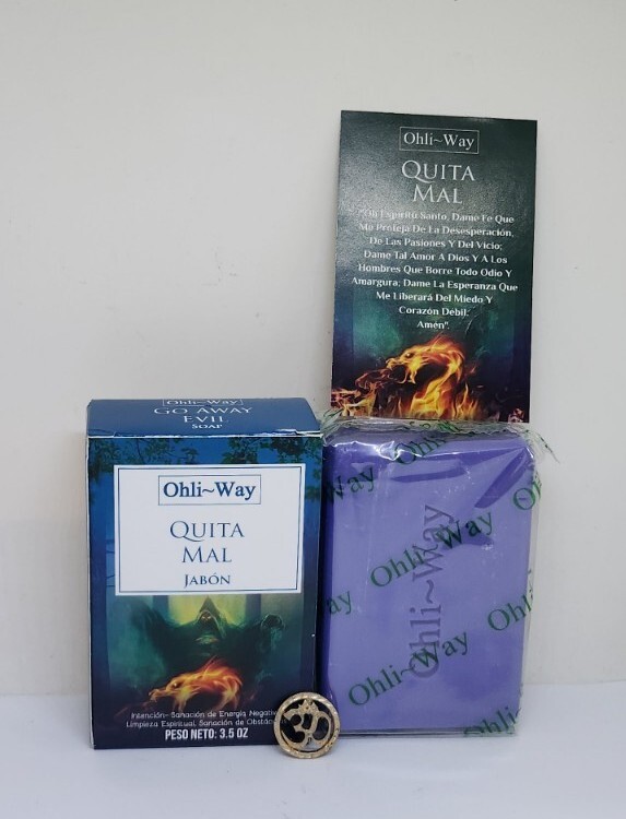 QUITA MAL JABON DE GLICERINA PARA PROTECCION Y ROMPER BRUJERIA ORACION Y AMULETO