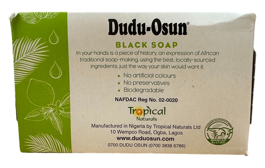 Dudu Osun African Black Soap Fresh Fragrance Natural Ingredient Dermatologist